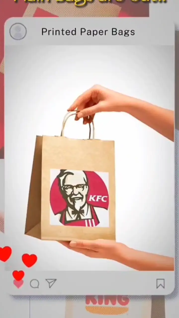 Printed paper bags